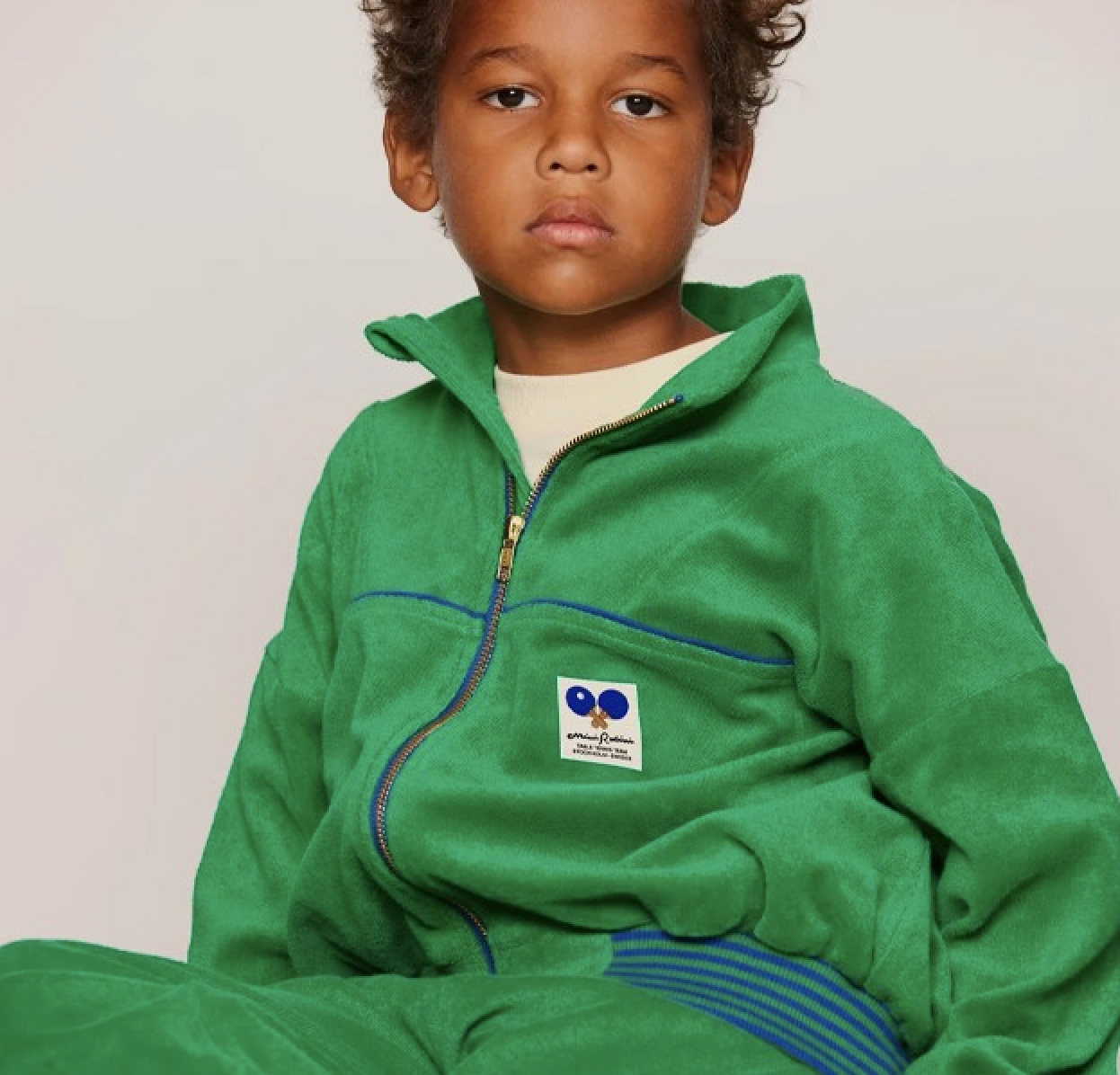 Child styled in Mini Rodini